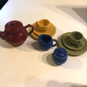Complete Mini teaset! LONGABERGER